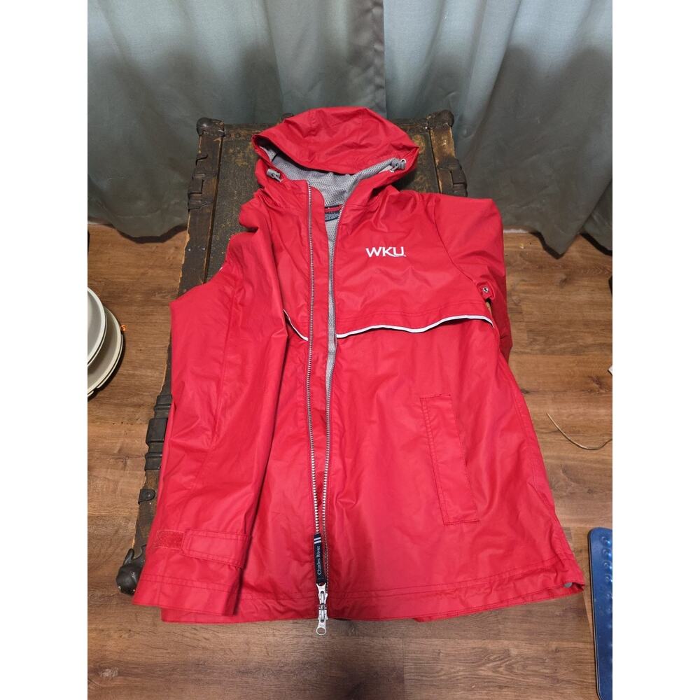 RARE WKU Collegiate Merch Charles River Women's Rain Jacket Sz Large